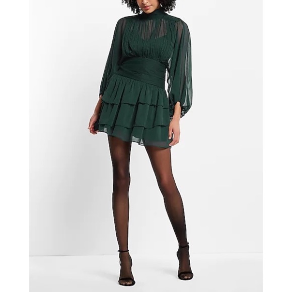 Express Ruffle Mini Dress - Picture 8 of 8